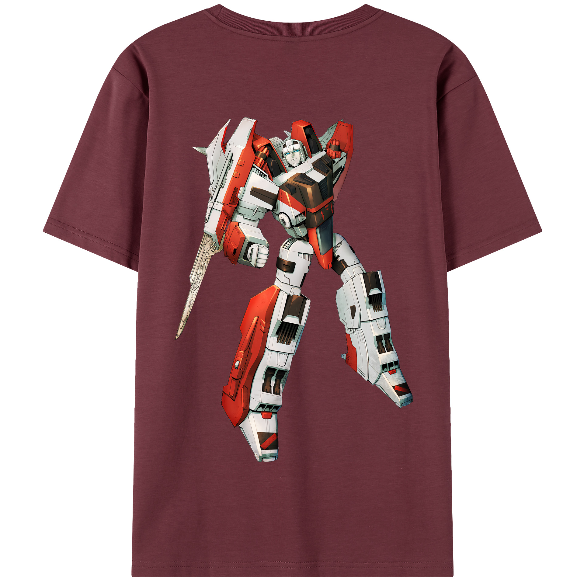 （画像用） Transformers トランスフォーマー 綿100％半袖Tシャツ（背面プリント）